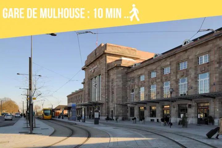 Super Appartement - Centre-Ville Mulhouse 4Pers Exteriér fotografie